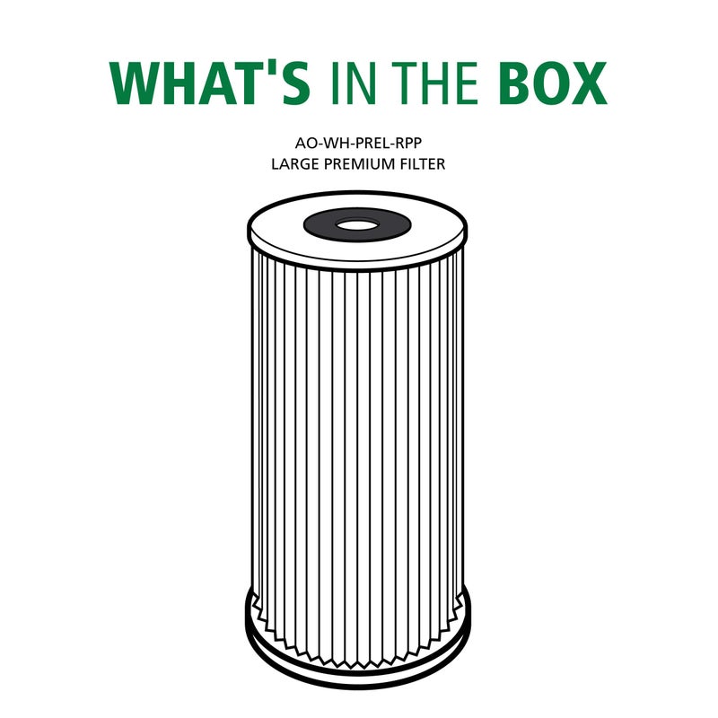 AO Smith 4.5"x10" 40 Micron Sediment Water Filter Replacement Cartridge - For Whole House Filtration Systems - AO-WH-PREL-RPP - Image 2